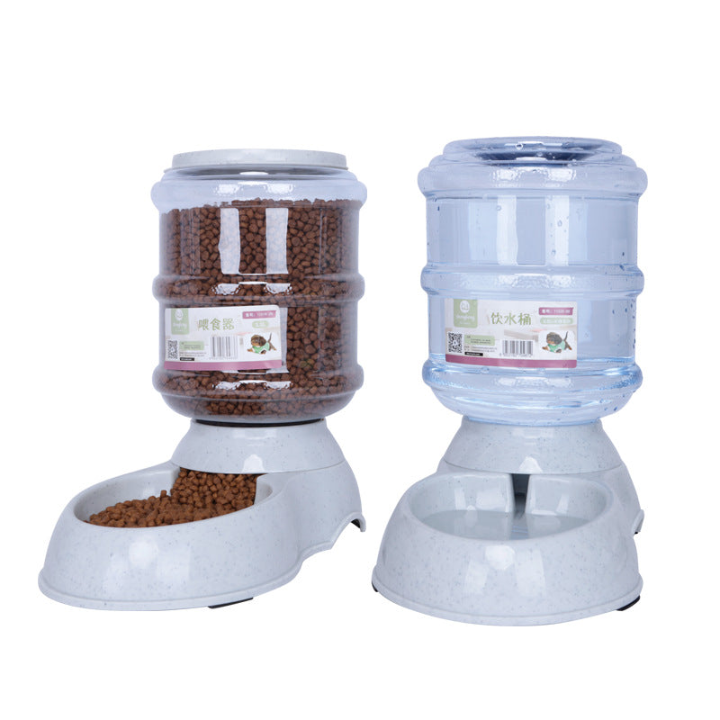 Pet Auto Feeder Water Bowl - Large Capacity for Cats and Dogs