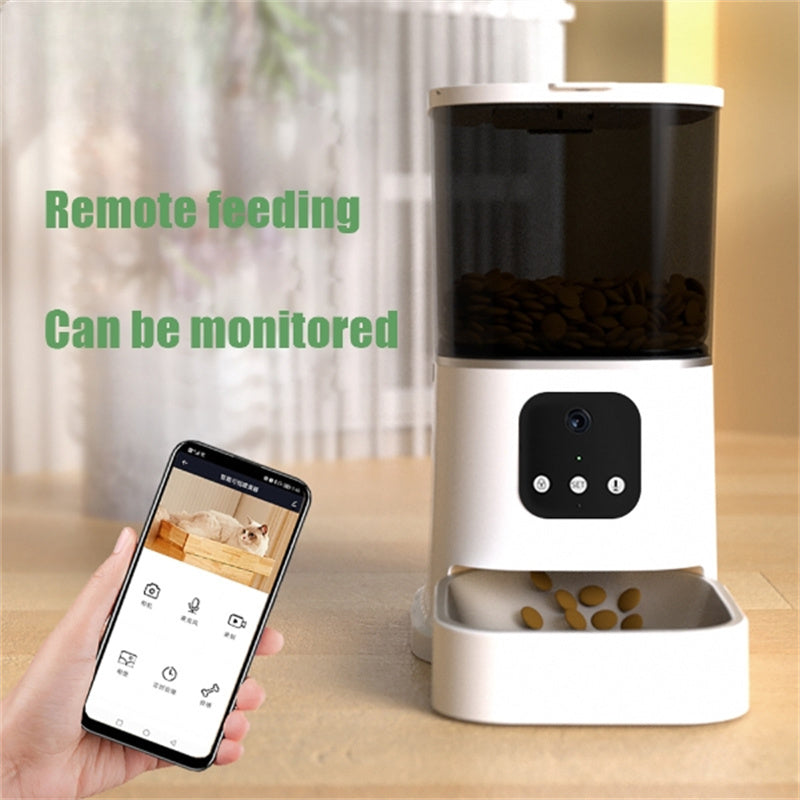 Large Capacity Auto Pet Feeder: Smart Timer, Voice & App Control