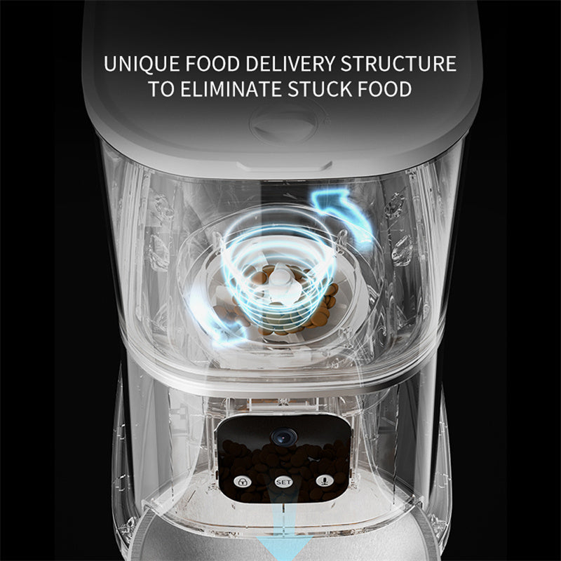 Large Capacity Auto Pet Feeder: Smart Timer, Voice & App Control