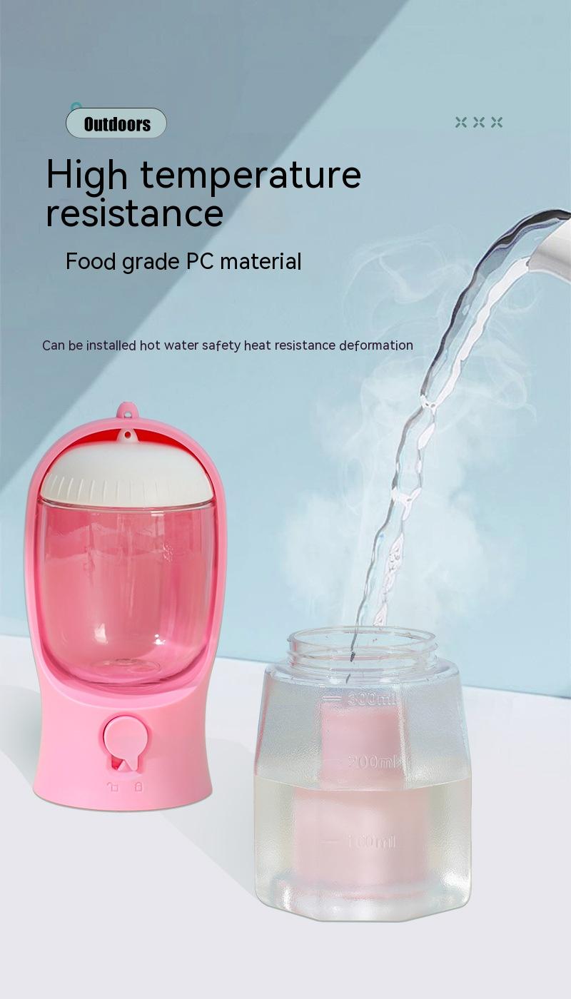 3-in-1 Portable Dog Water Bottle Food & Waste Bag Dispenser