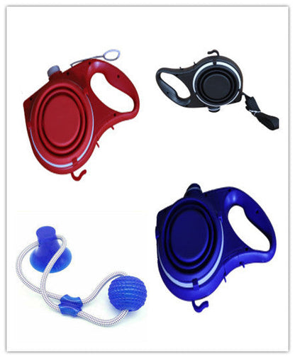 Slow Paws 3-in-1 Portable Pet Travel Leash Kit (Water Bottle, Bowl & Leash) null