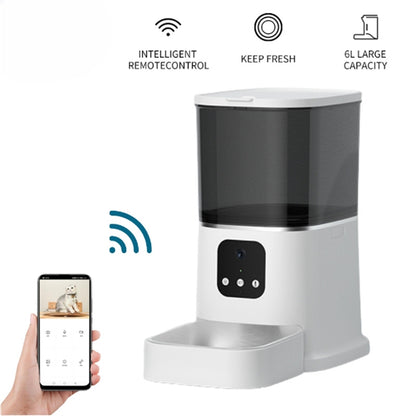 Large Capacity Auto Pet Feeder: Smart Timer, Voice & App Control
