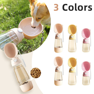 2-in-1 Portable Food & Water Dispenser null