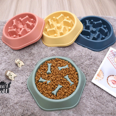 Slow Paws Bone Maze Anti-Choke Slow Feeder Bowl null