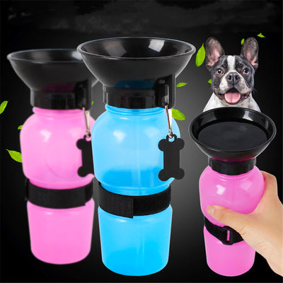Slow Paws Squeeze & Drink Portable Pet Water Bottle null