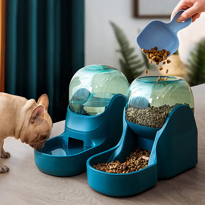 Automatic Pet Water Fountain & Feeder null