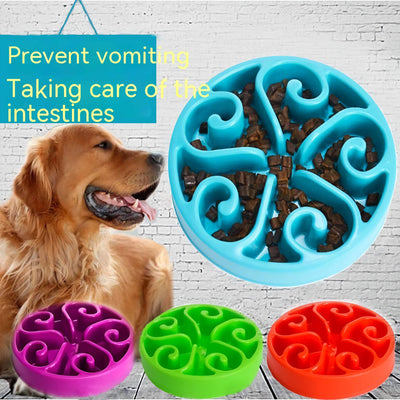 Slow Paws Anti-Vomit Spiral Slow Feeder Bowl null
