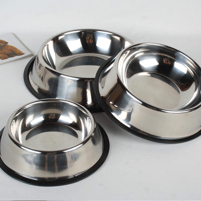 Classic Stainless-Steel Bowls null