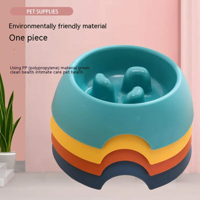Slow Paws Eco-Friendly Stackable Slow Feeder Bowl null